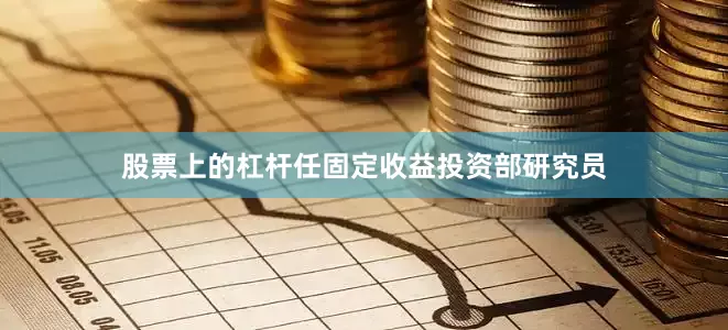 股票上的杠杆任固定收益投资部研究员